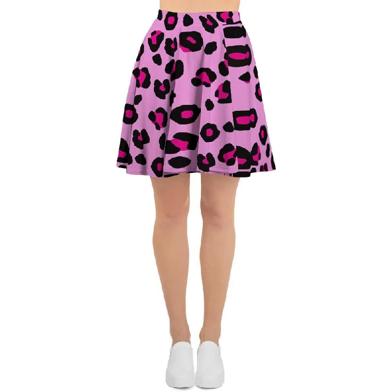 Pink Leopard Women's Skirt lightweight skirt design