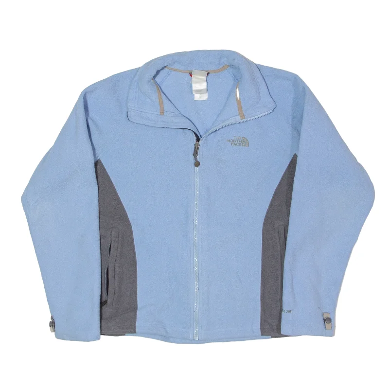 THE NORTH FACE Fleece Jacket Blue Womens M Zippered Jacket Buttoned Jacket Snapped Jacket